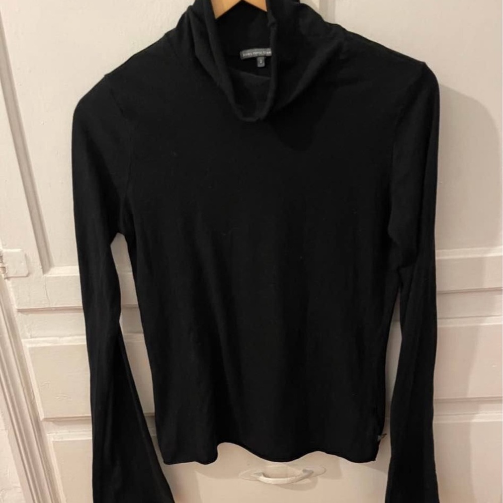 James perse cowl neck bell sleeve tee